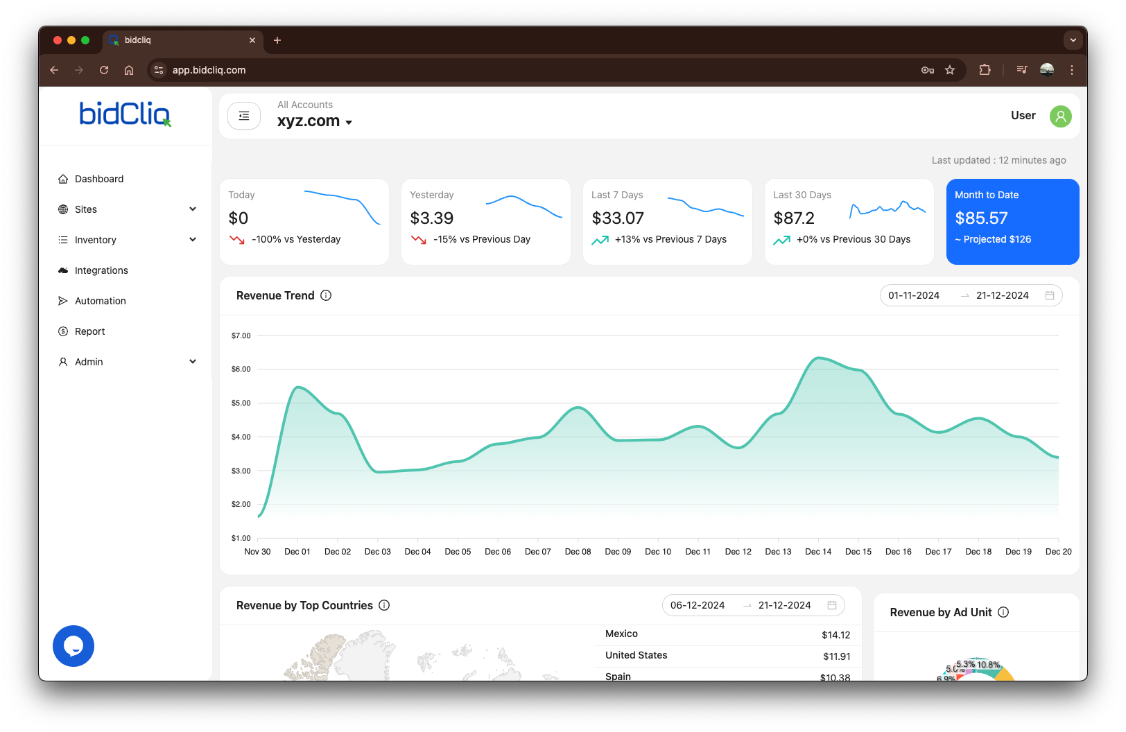 dashboard